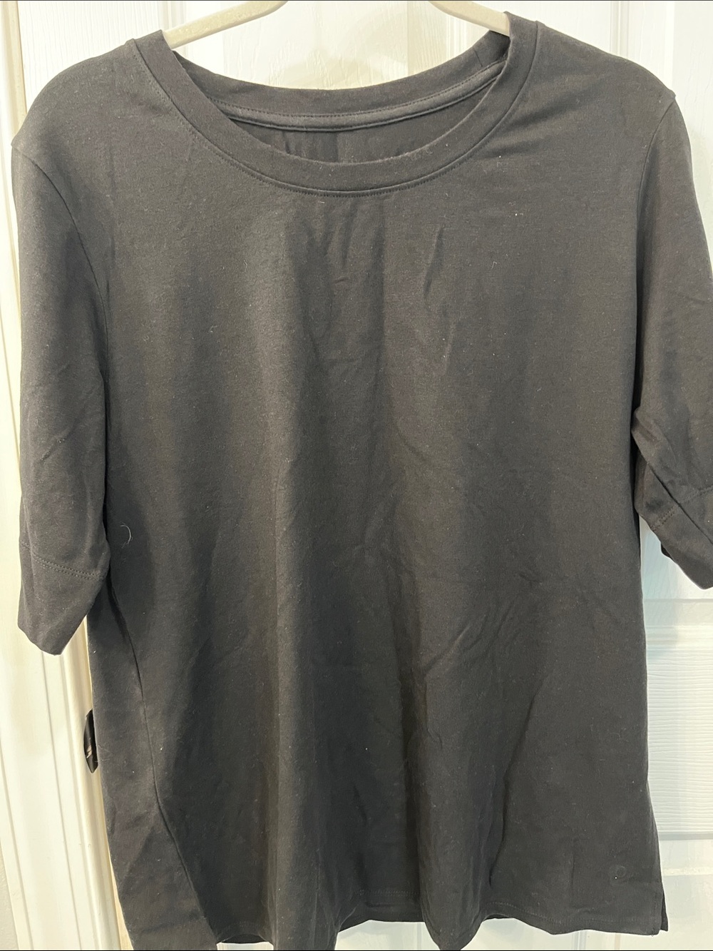 Woman’s Black CuddlDuds T shirt